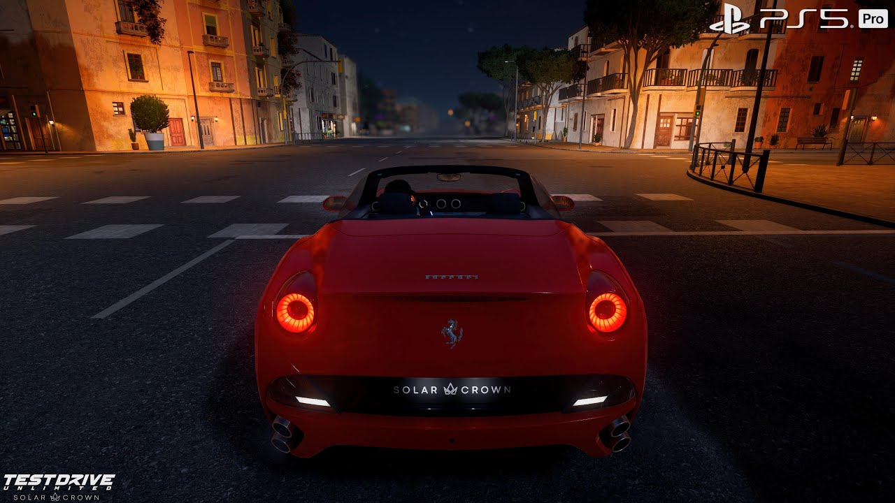 Test Drive Unlimited Solar Crown: Ferrari California '08 - Free Roam & Ibiza Gameplay [PS5Pro]