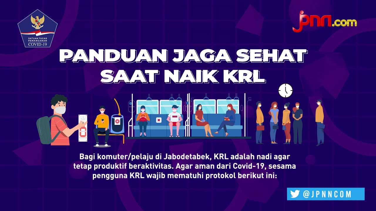 Simak! Panduan Jaga Sehat Saat Naik KRL
