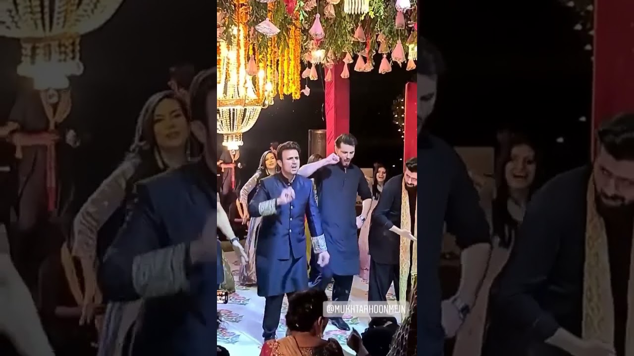 usman mukhtar weeding video/ one star studded dance performance #usmanmukhtar #osmankhalidbutt