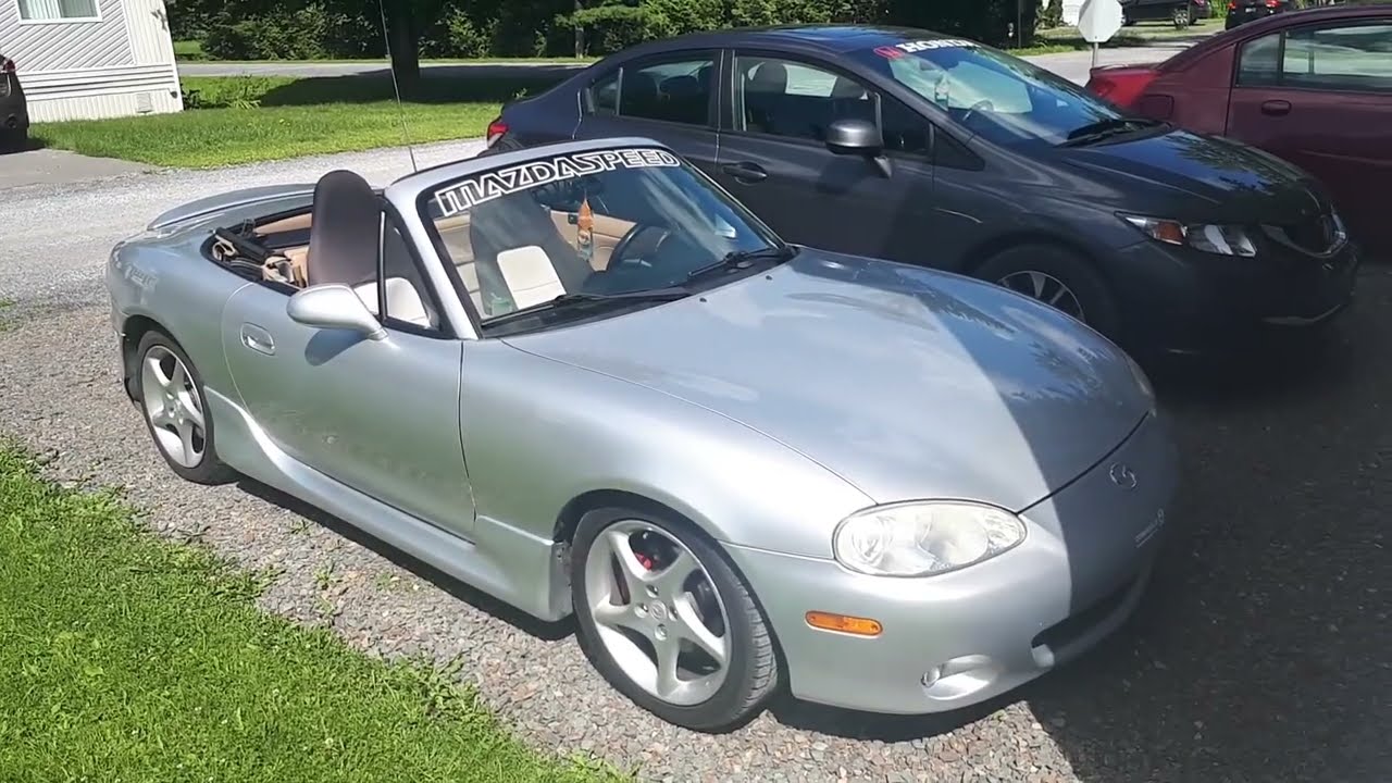 2001 Mazda MX-5 Miata LS manual start up