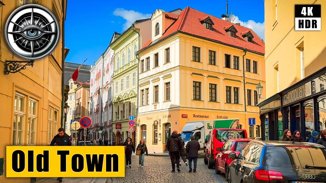 Prague Old Town Walking Tour 🇨🇿 Czech Republic 4k HDR ASMR