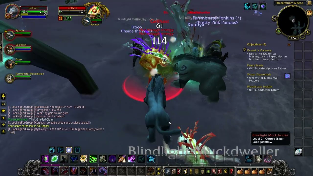World of Warcraft: Doing Blackfathom Deeps Dungeon