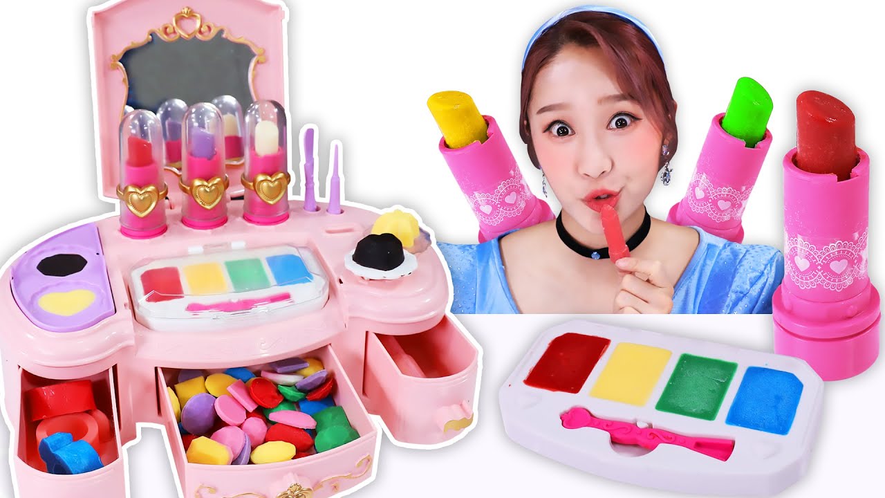 Cinderella Edible Cosmetic 신데렐라 먹는 화장품 Mukbang JiniYum 지니얌 먹방