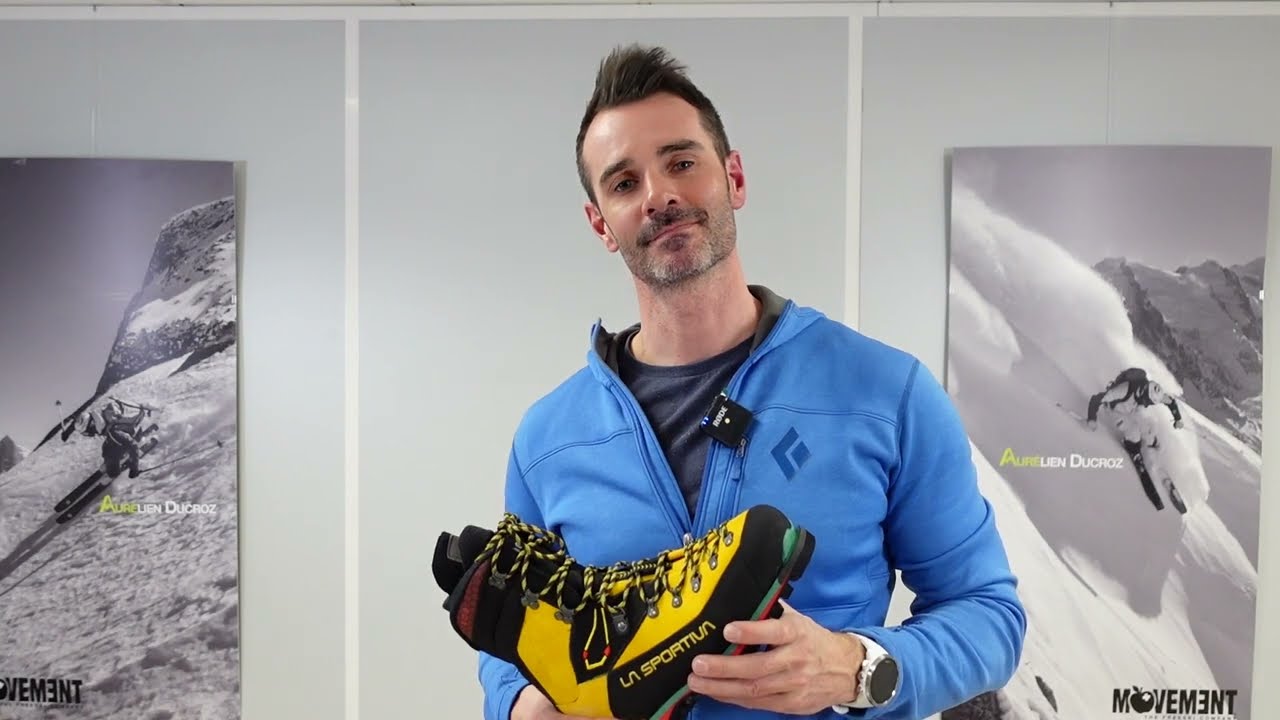Nath présente la chaussure d'alpinisme Népal Evo Gore-Tex de La Sportiva