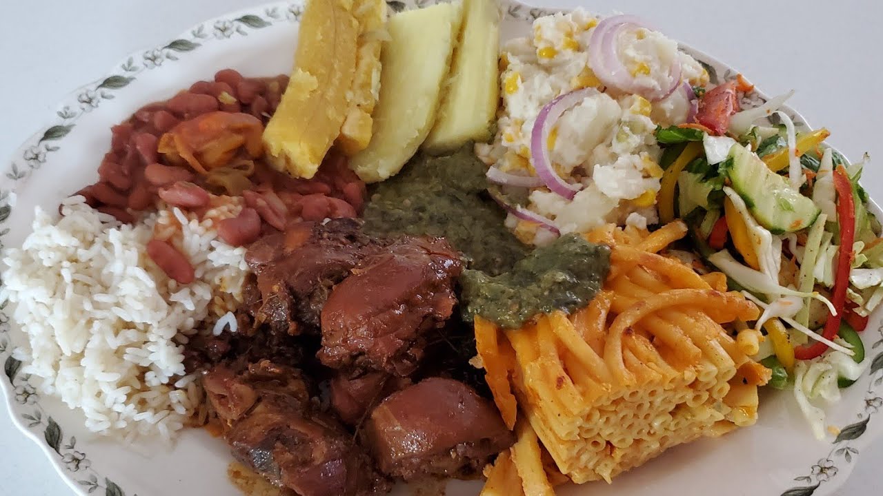 EPISODE 7 boil plantain & sweet potato Trinidad Sunday Lunch Series -   Mom's Trini Cooking