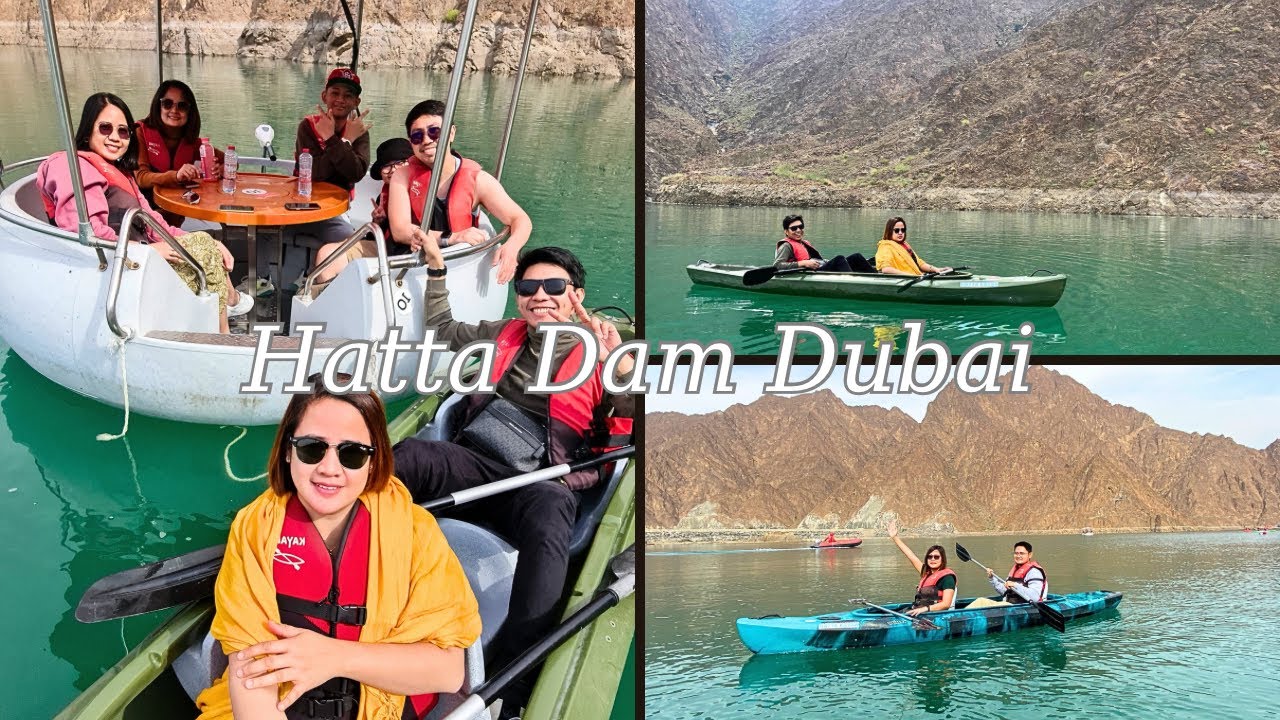 DAY TOUR AND KAYAK IN HATTA DAM DUBAI, UAE | ADVENTURE IN HATTA DUBAI | VACATION 2024