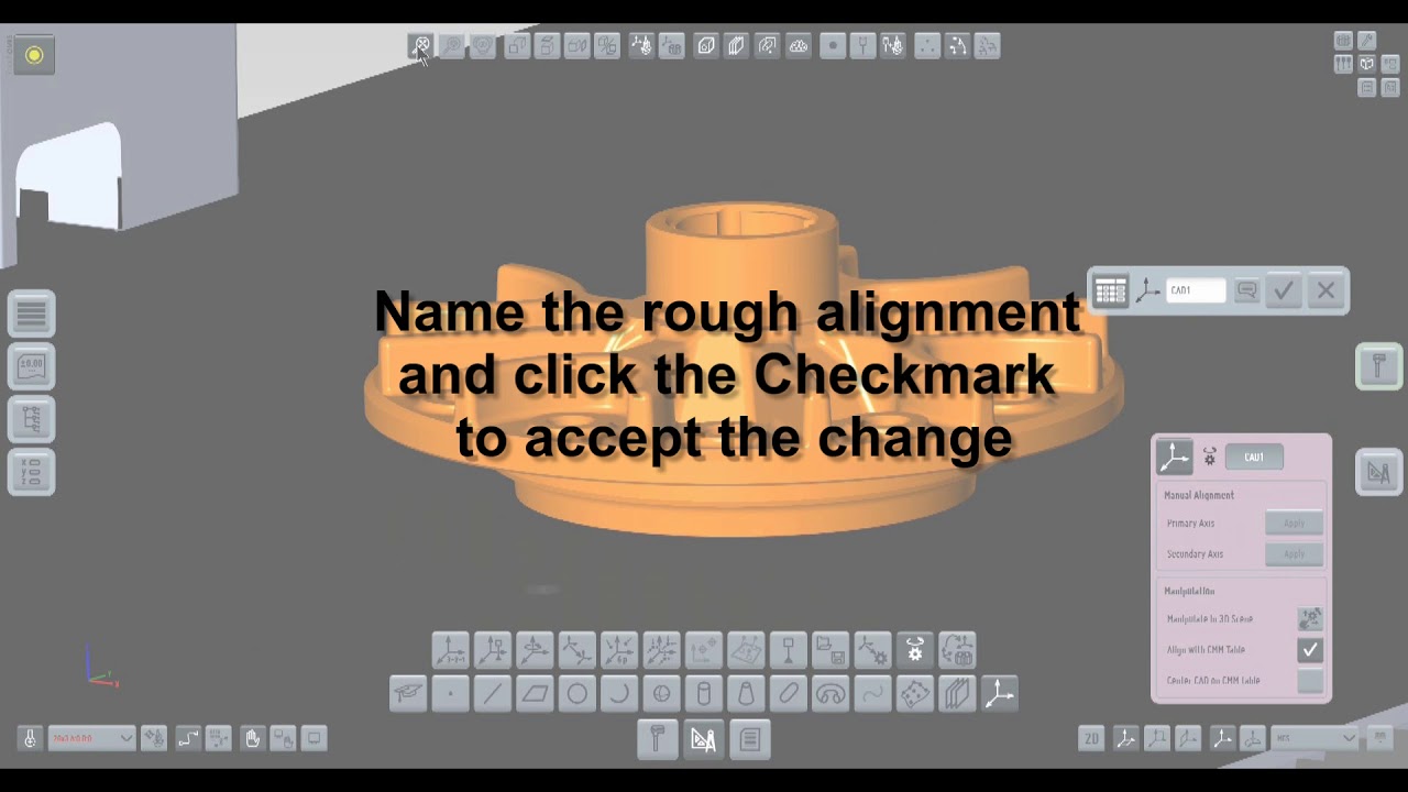 TouchDMIS   CAD Manipulation