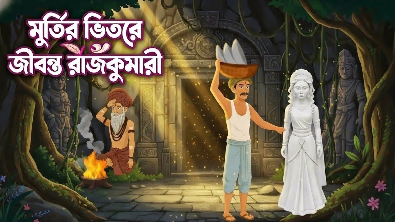 লোহার মূর্তির প্রেম কাহিনি | অভিশাপে বন্দী রাজকুমারী শুভ্রা | Bengali Magical Love Story |