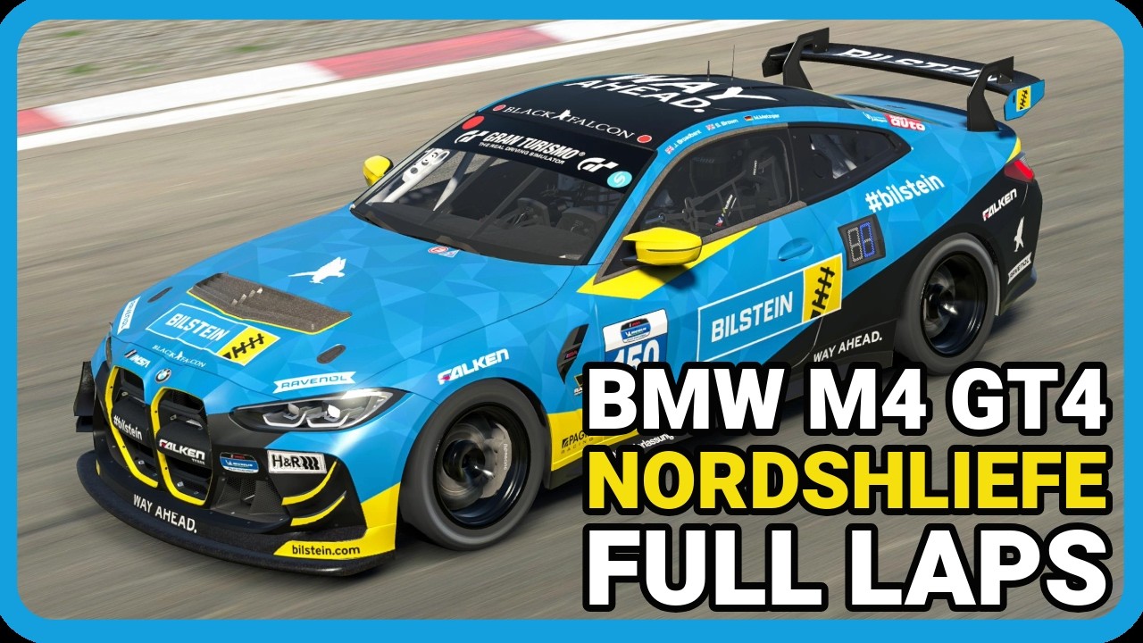I Drive the Bilstein BMW GT4 around Nordshliefe 