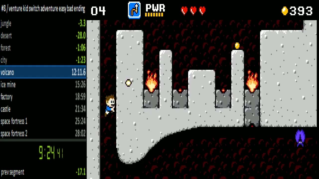 venture kid (switch) adventure easy bad ending in 24:16