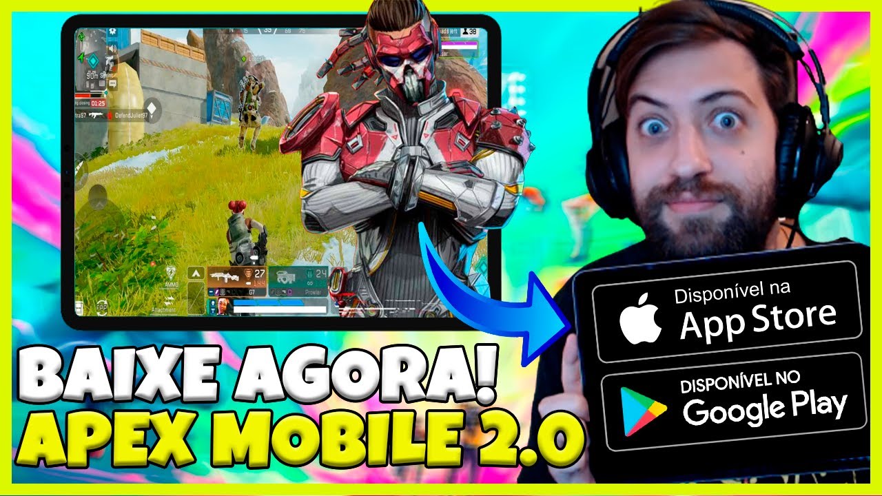 🔥 COMO BAIXAR APEX LEGENDS MOBILE 2.0 no iOS e ANDROID! HIGH ENERGY HEROES