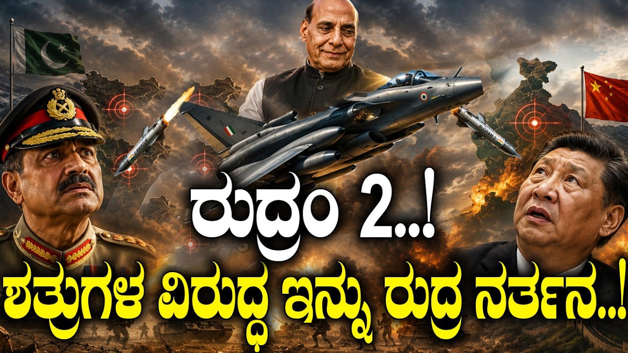 ರುದ್ರಂ 2..! ಶತ್ರುಗಳ ವಿರುದ್ದ ರುದ್ರ ನರ್ತನ..! How Powerful is India's Rudram-II Missile? Full Analysis
