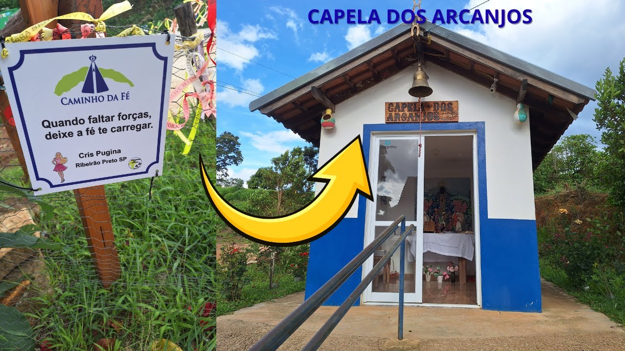 CAPELA  DOS  ARCANJOS  CAMINHO DA FÉ  AGUAS DA PRATA  X  APARECIDA