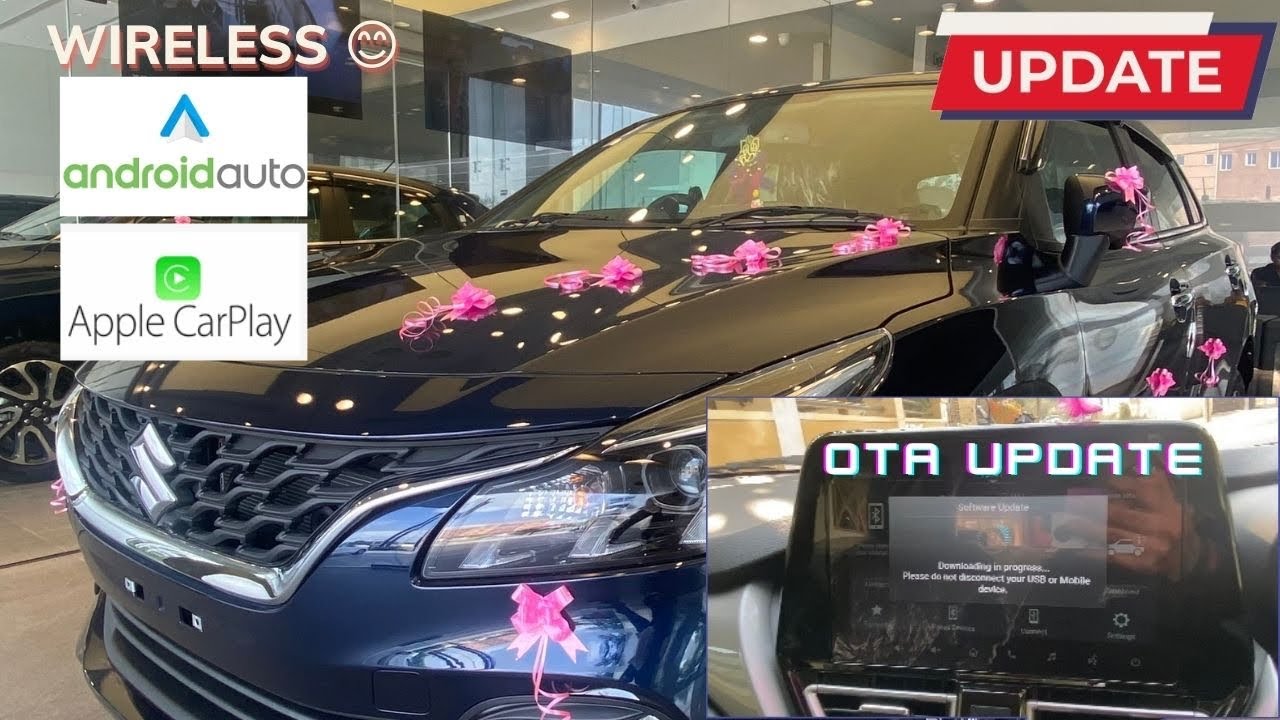 Baleno 2022 update - How to Upgrade to WIRELESS Android Auto/Apple Carplay | Wireless Android Auto