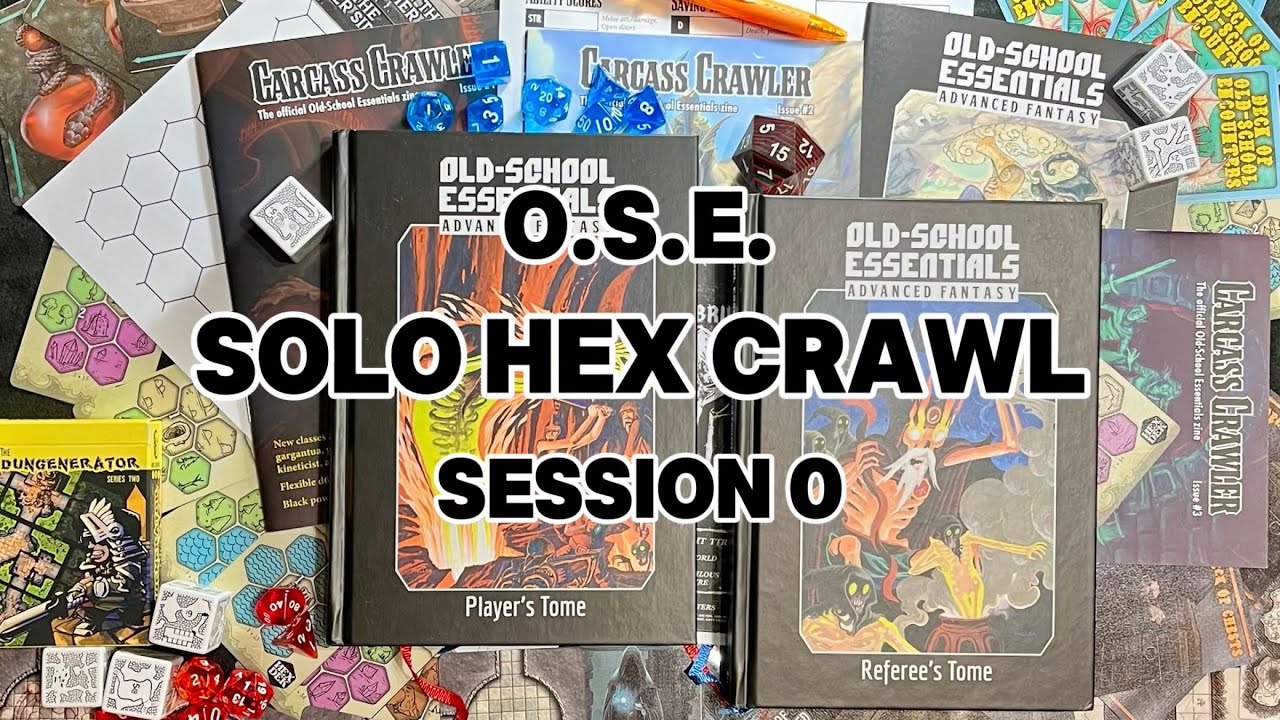 Old-School Essentials - Solo Hex Crawl - Session 0