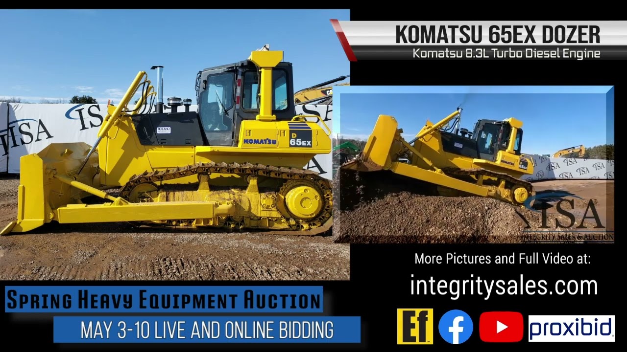 Komatsu 65EX Dozer Will Be Sold At Auction!