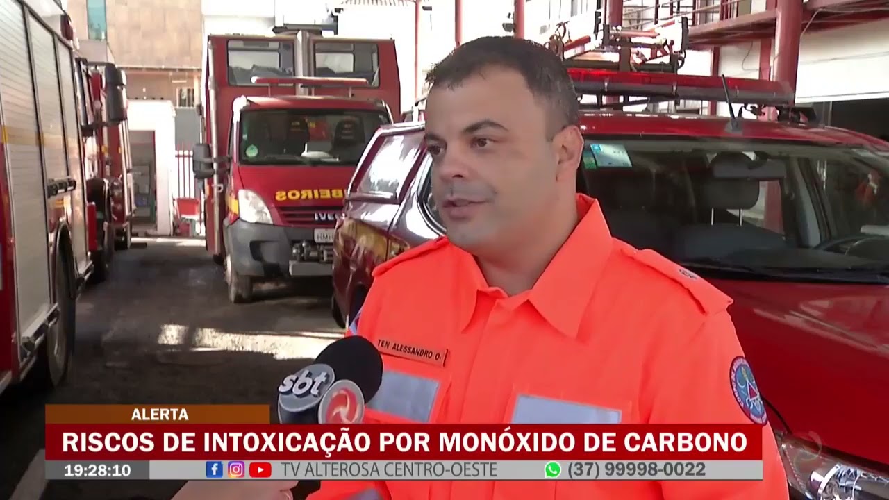 Riscos de intoxicação por monóxido de carbono