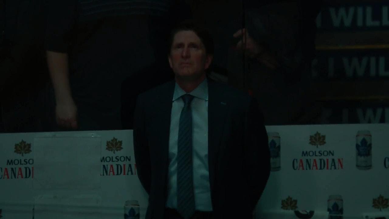 Maple Leafs and Canadiens moment of silence for Humboldt Broncos