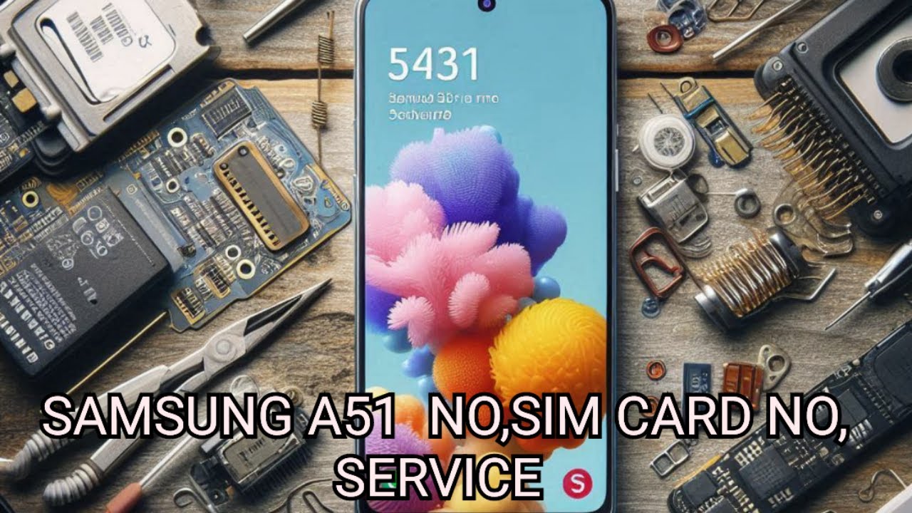 SAMSUNG A51 NO SIM CARD, NO SERVICE, NO NETWORK.