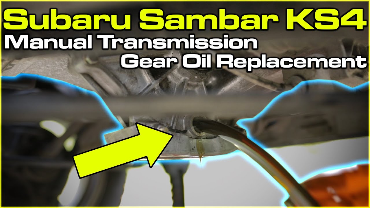 Subaru Sambar KS4 Manual Transmission Service