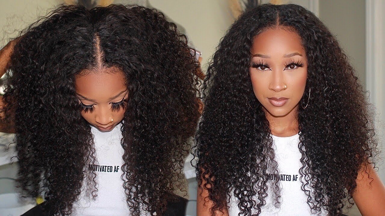 Most Natural V-Part Wig. NO Leave out or Thin Leave Out | Nadula Hair!