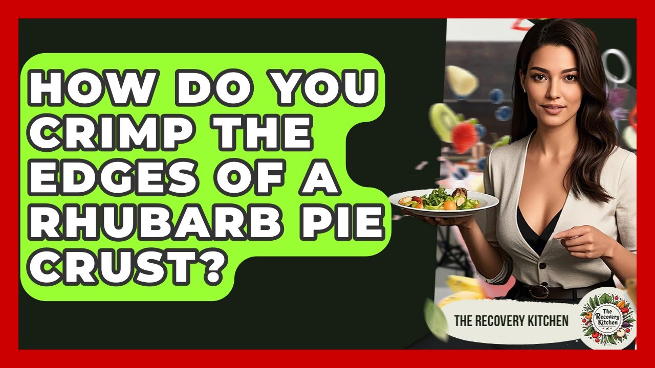 How Do You Crimp The Edges Of A Rhubarb Pie Crust? - The Recovery Kitchen