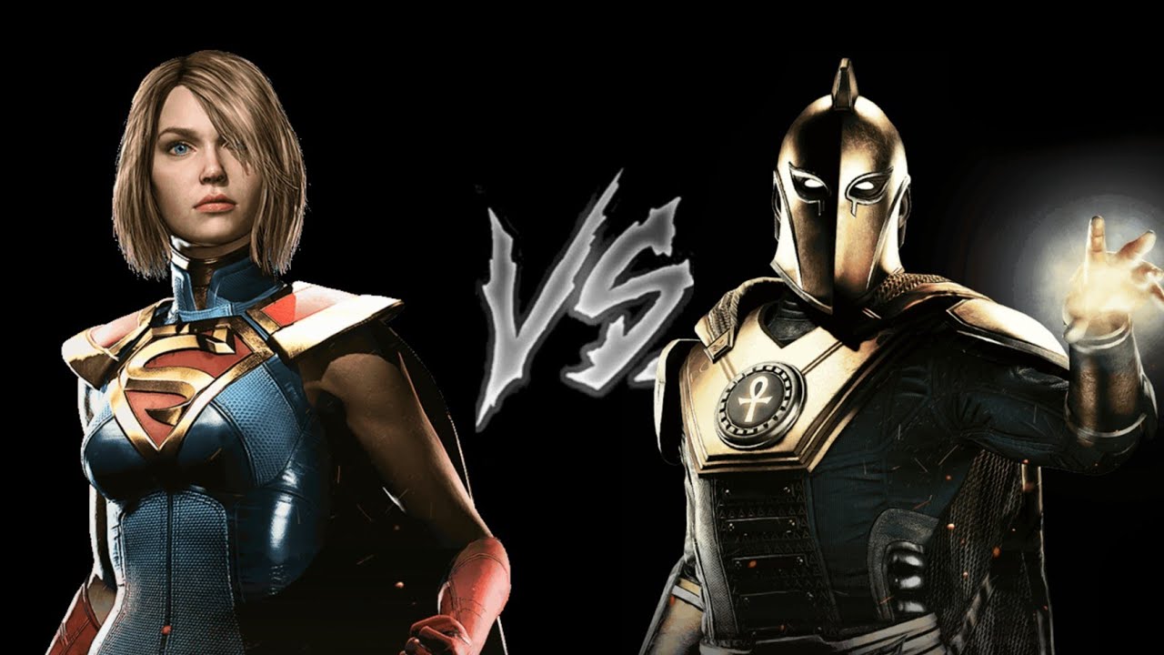 Injustice 2 Supergirl VS Doctor Fate (VERY HARD) Gameplay