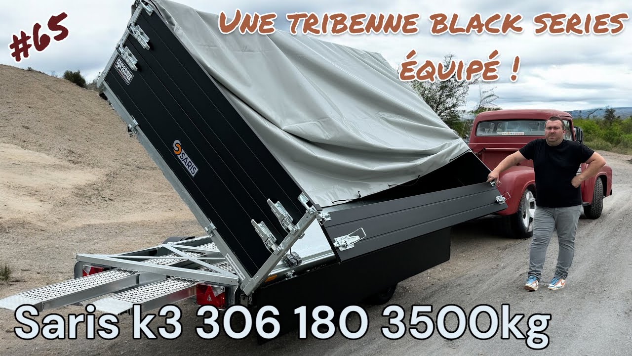 Flo et Nico / Benne saris black series k3 306 184 3500kg double ridelles