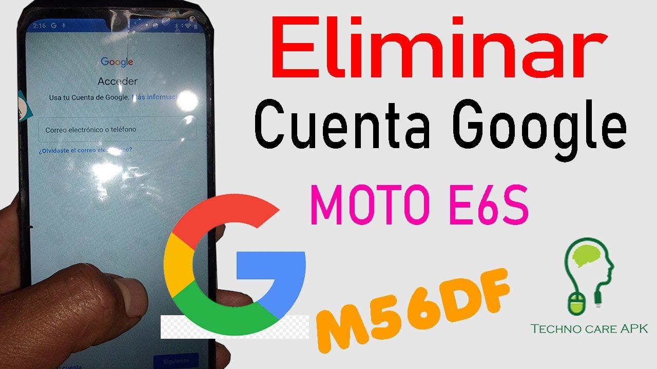🔥Eliminar Cuenta de Google Motorola Moto E6s (M56DF)