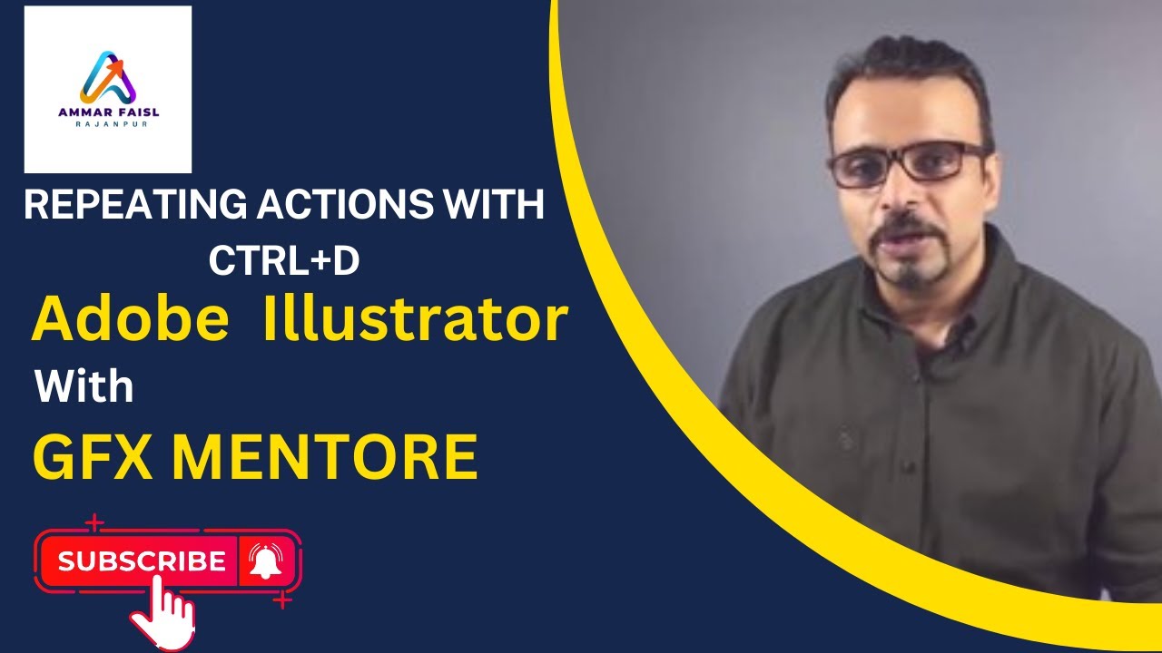 GFX MENTORE|Repeating Actions With Ctrl+D|#adobeillustrator