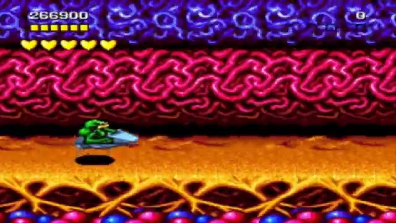 [Sega Genesis] - Battletoads - Level 3 - Turbo Tunnel
