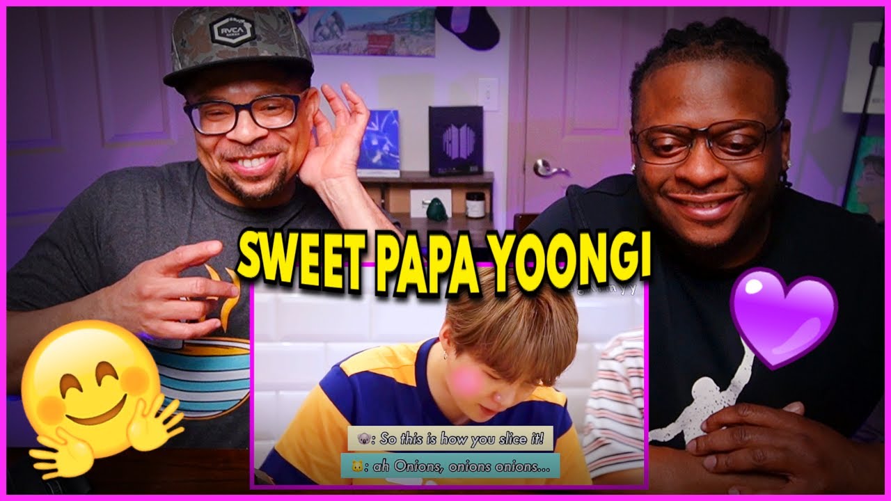 Yoongi being a single parent for bangtan (REACTION)