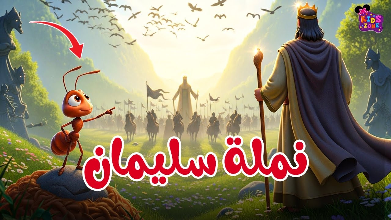 قصة نملة سيدنا سليمان للأطفال كاملة | قصص الانبياء للاطفال | كرتون إسلامي للأطفال | قصص قبل النوم