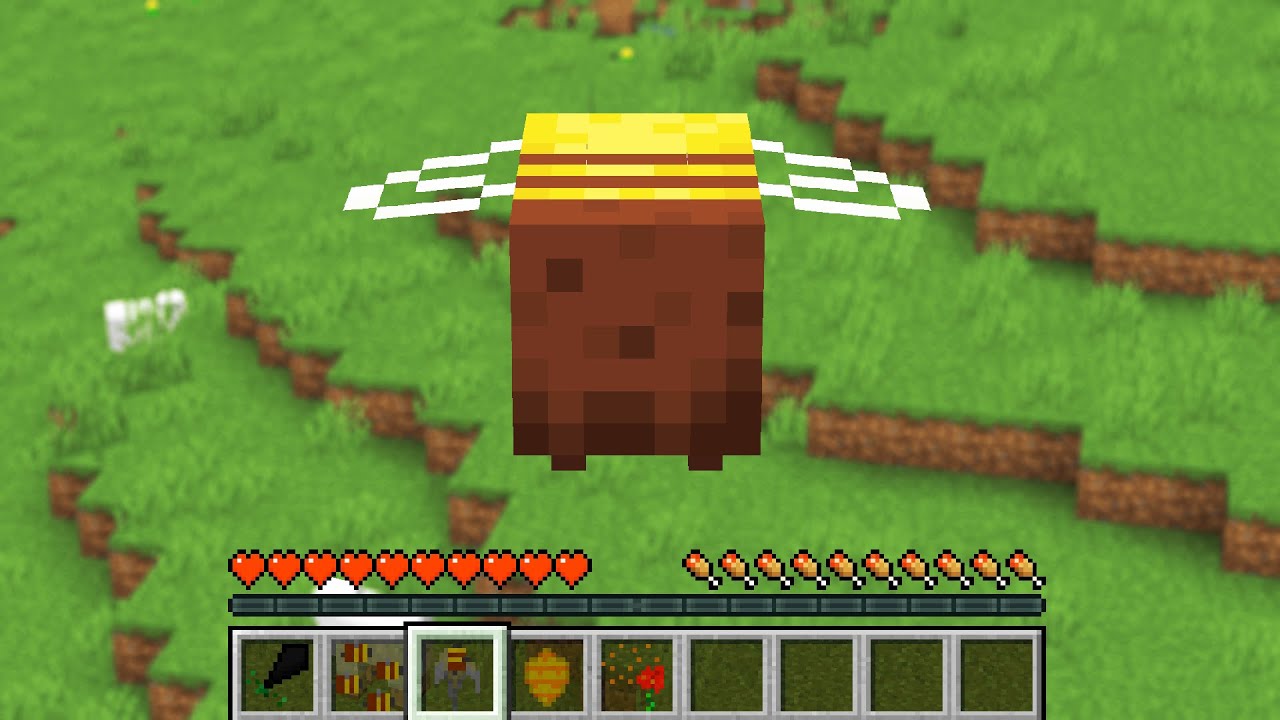 ИГРАЙТЕ В MINECRAFT В РОЛИ ПЧЕЛЫ!