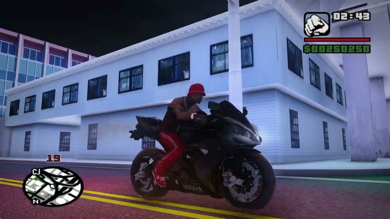 GTA SA (2004) Yamaha YZF-R1 mod