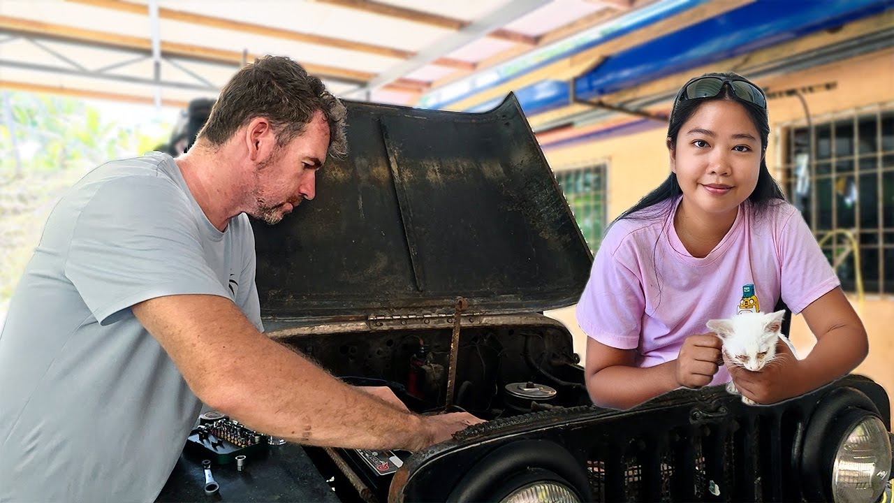 REPAIRING OUR JEEP AND TAKING THE CAT TO THE VET | ISLAND LIFE