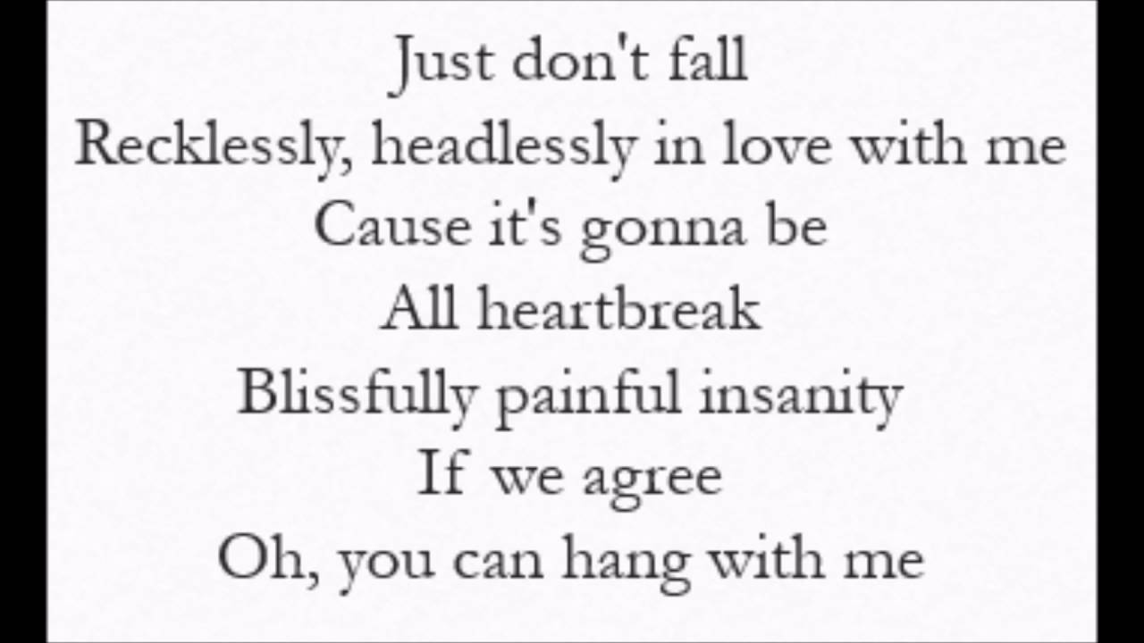 Robyn - Hang With Me (Lyrics)