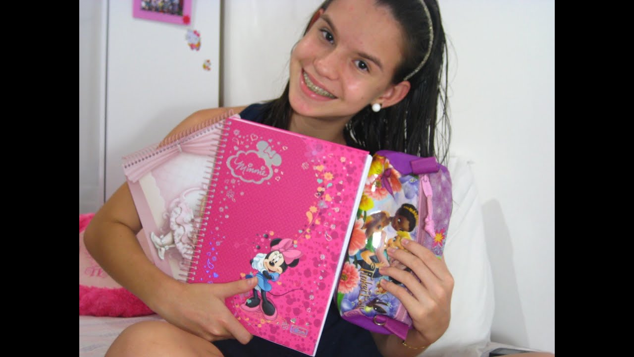 Meu material escolar 2013 - Por Louise Pacheco