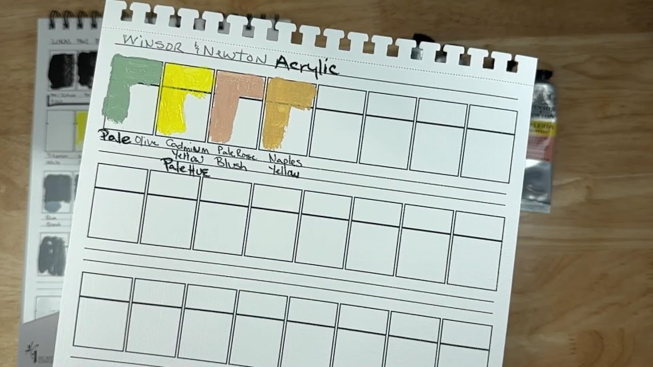 Color Diary  for Acrylic and Oil Paints