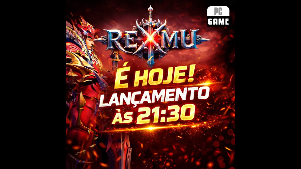🔥 É HOJE! Lançamento oficial às 21:30h! 🔥