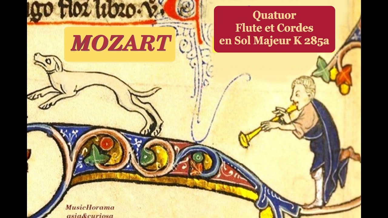MOZART Quatuor Flute et Cordes en Sol Majeur K 285a - Andreas Blau & Members of Amadeus-Quartett