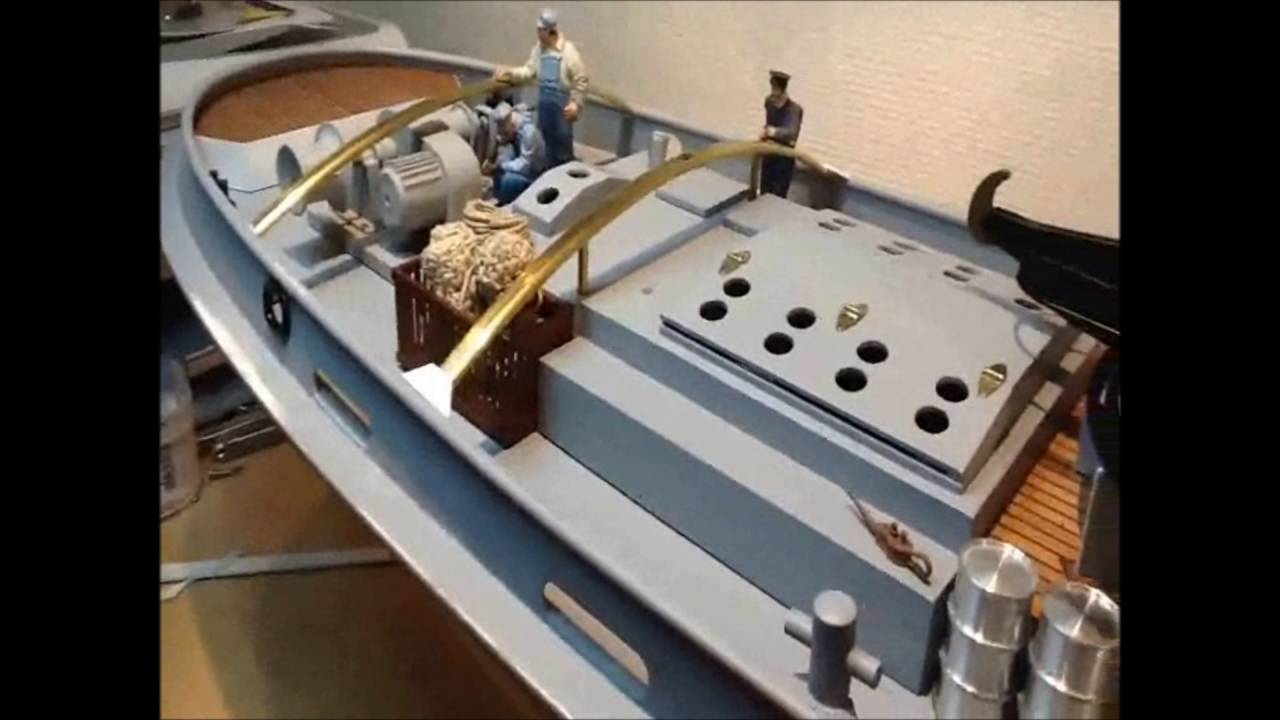 RC Model boat Tug JAN after reconstruction 0