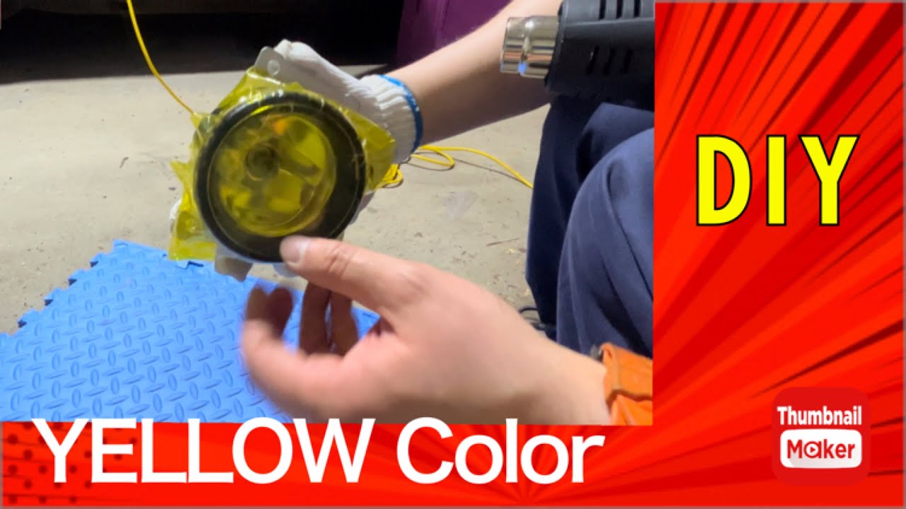 How to WRAP Fog Lights | SUPER Bright YELLOW film