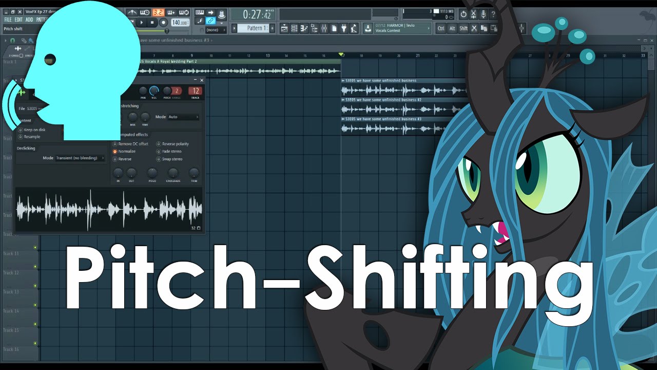 Queen Chrysalis Voice Tutorial (Explaining Pitch-Shifting) - VoxFX Ep. 27