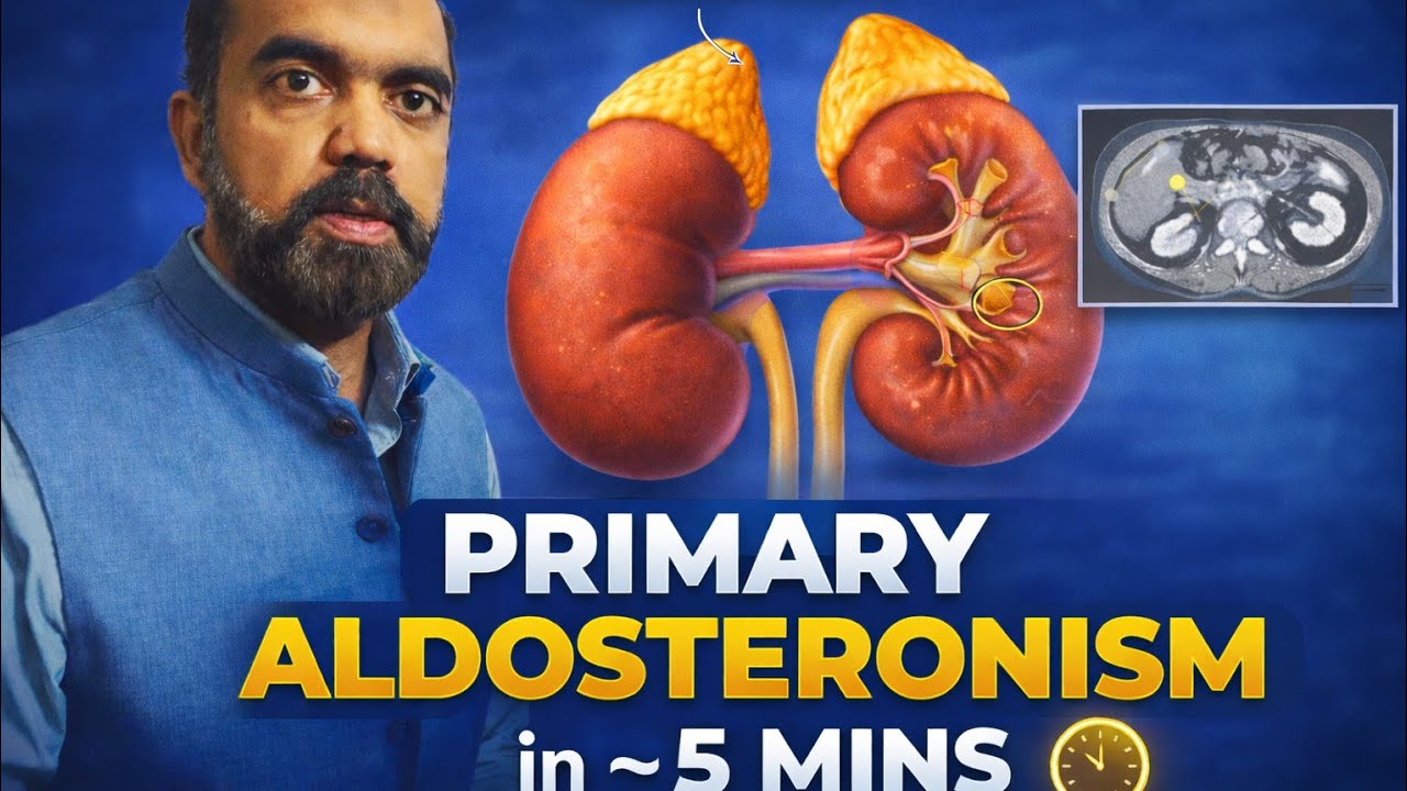 Adrenal Gland Hyperaldosteronism part 1 Resistant Hypertension pathophysiology medicine #mbbs #usmle