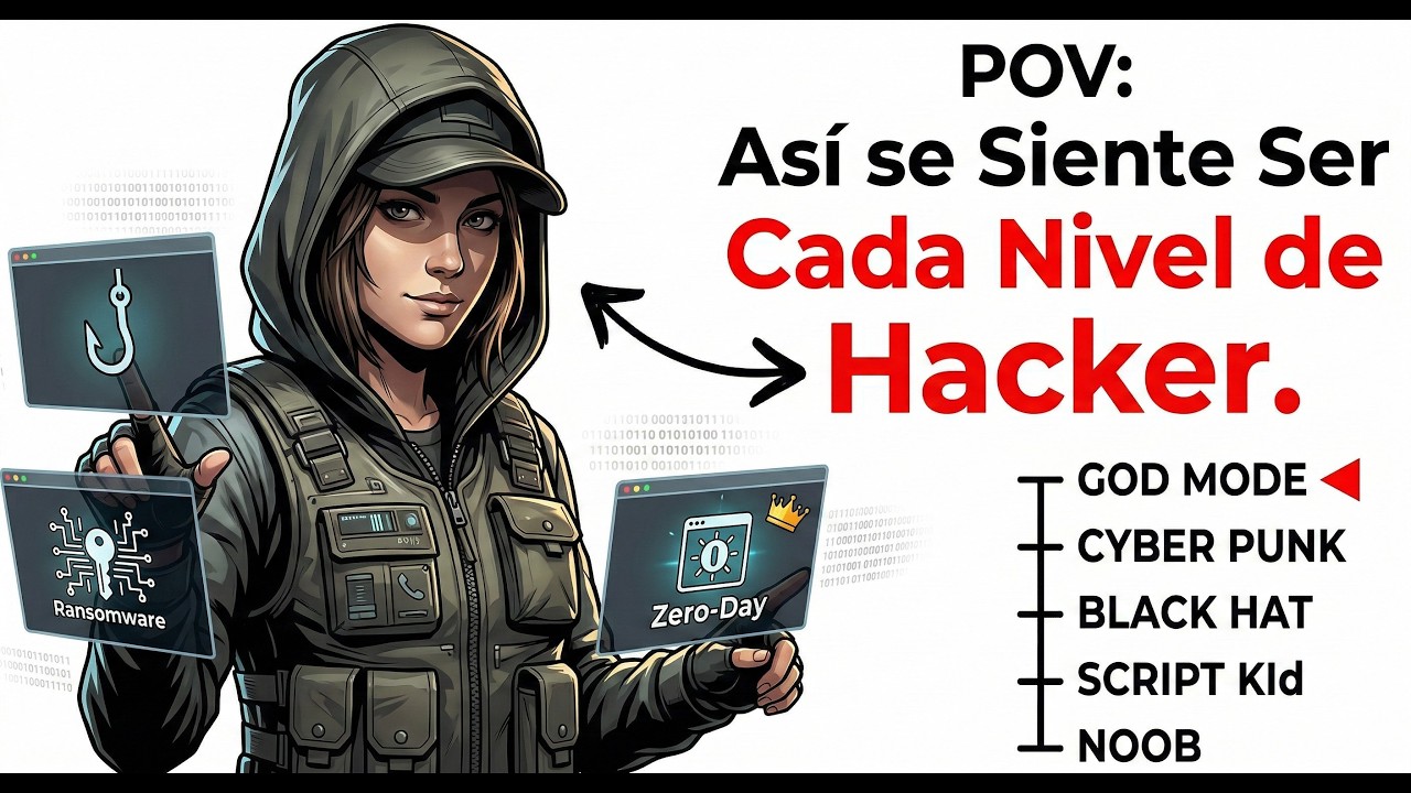 POV: Así se Siente Ser Cada Nivel de Hacker (Del Novato al Fantasma)