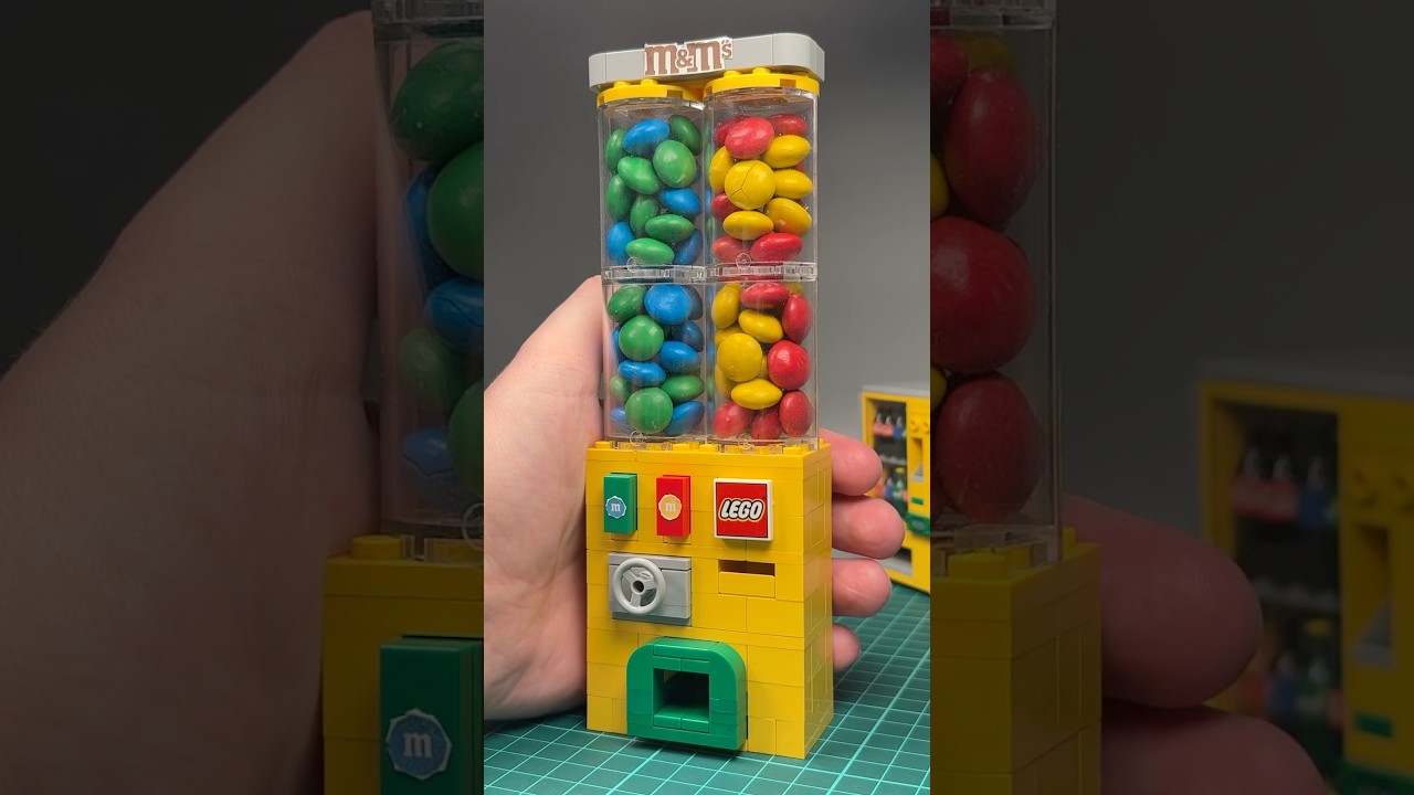 Giant Working Lego Vending Machine with Safe #lego