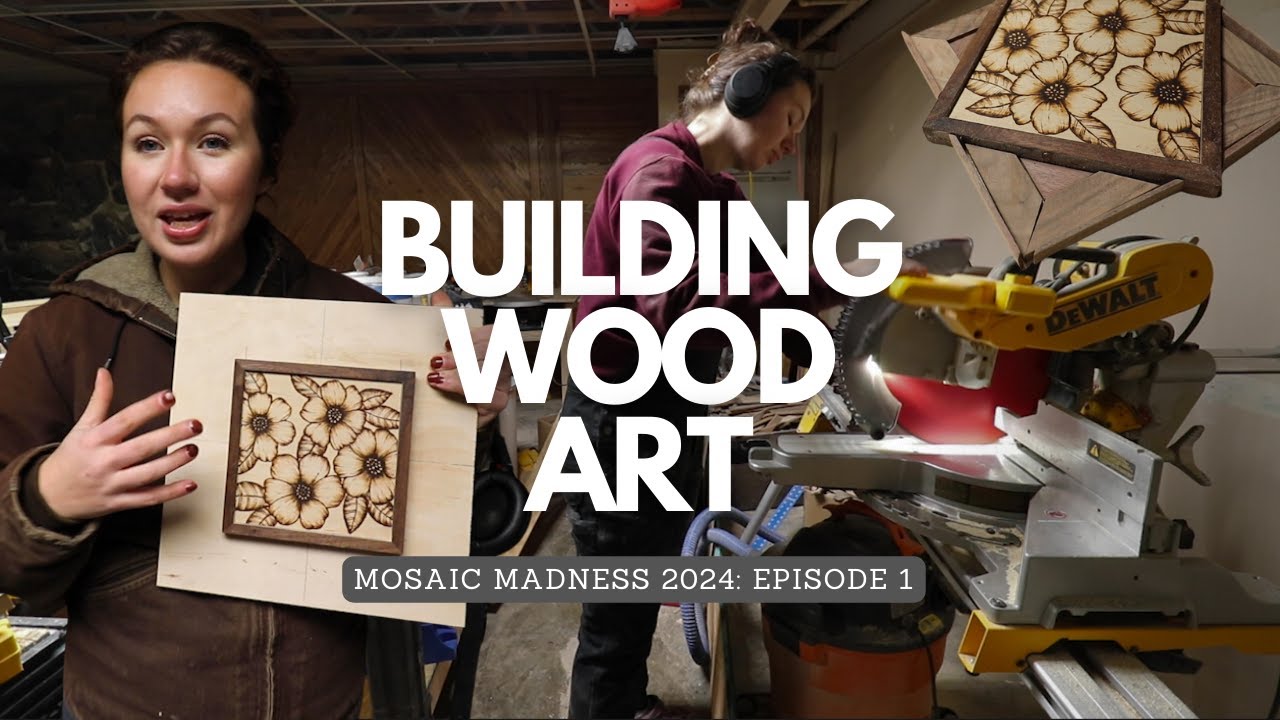 Building Walnut Wood Geometric Art | Mosaic Madness 2024: EPISODE 1