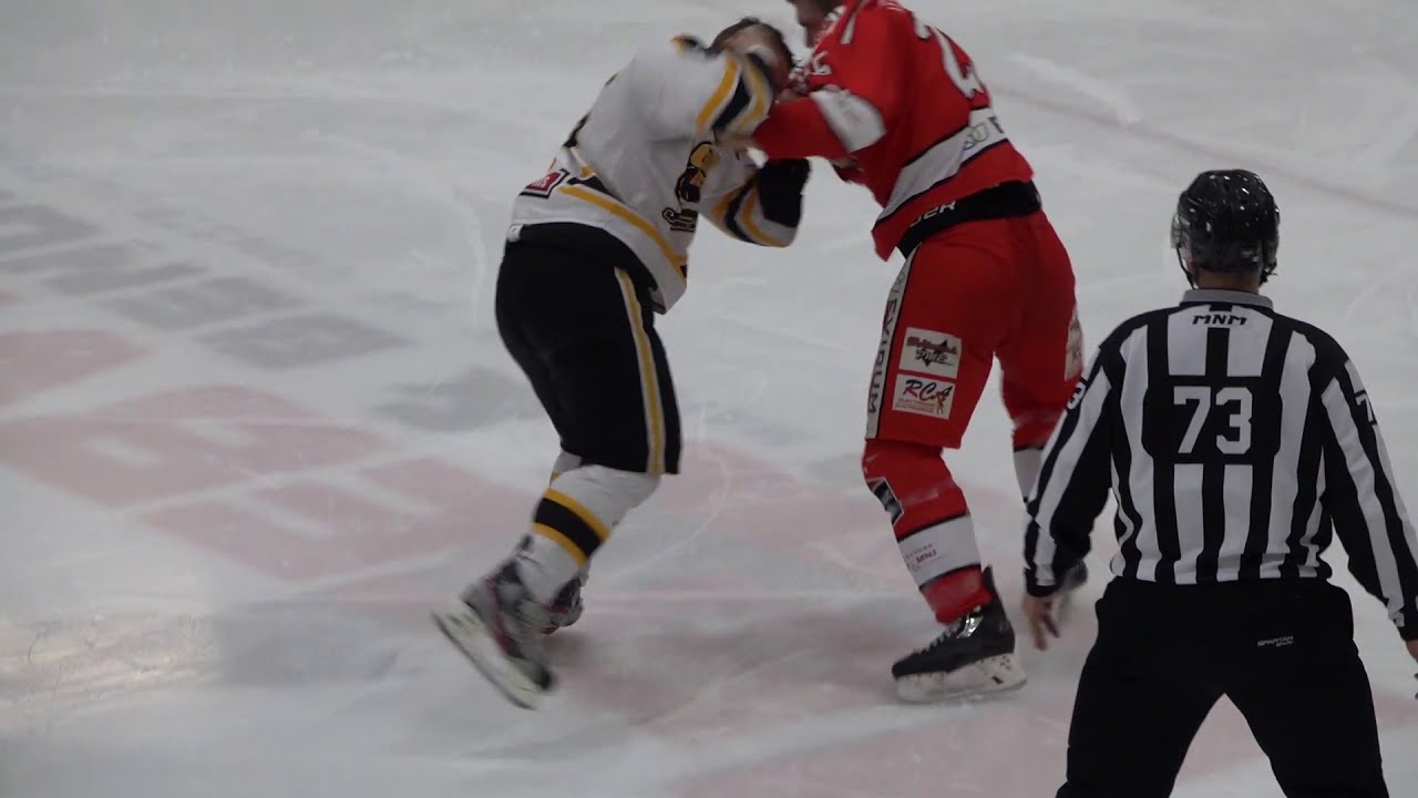 LNAH FIGHT Letourneau Leblond vs Hamel 25 janvier 2020