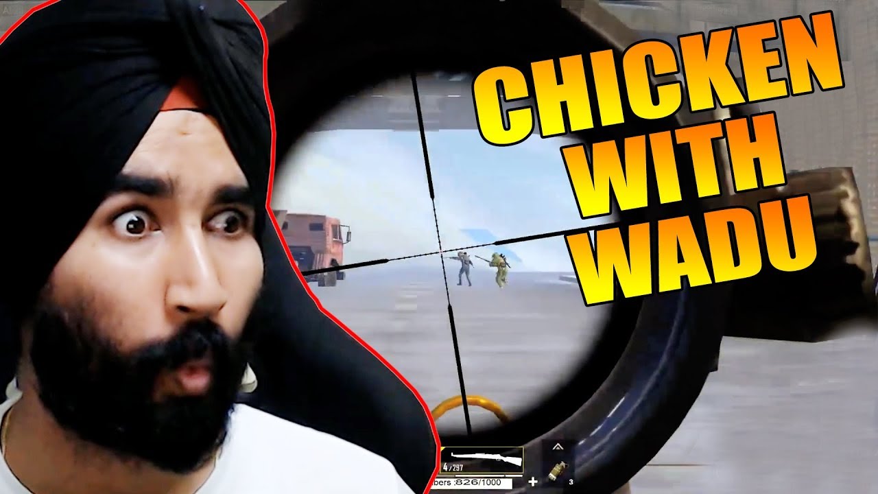 PUBG MOBILE - CHICKEN WITH PUBG GIRLS || GROZA SPRAY + AWM HEADSHOTS
